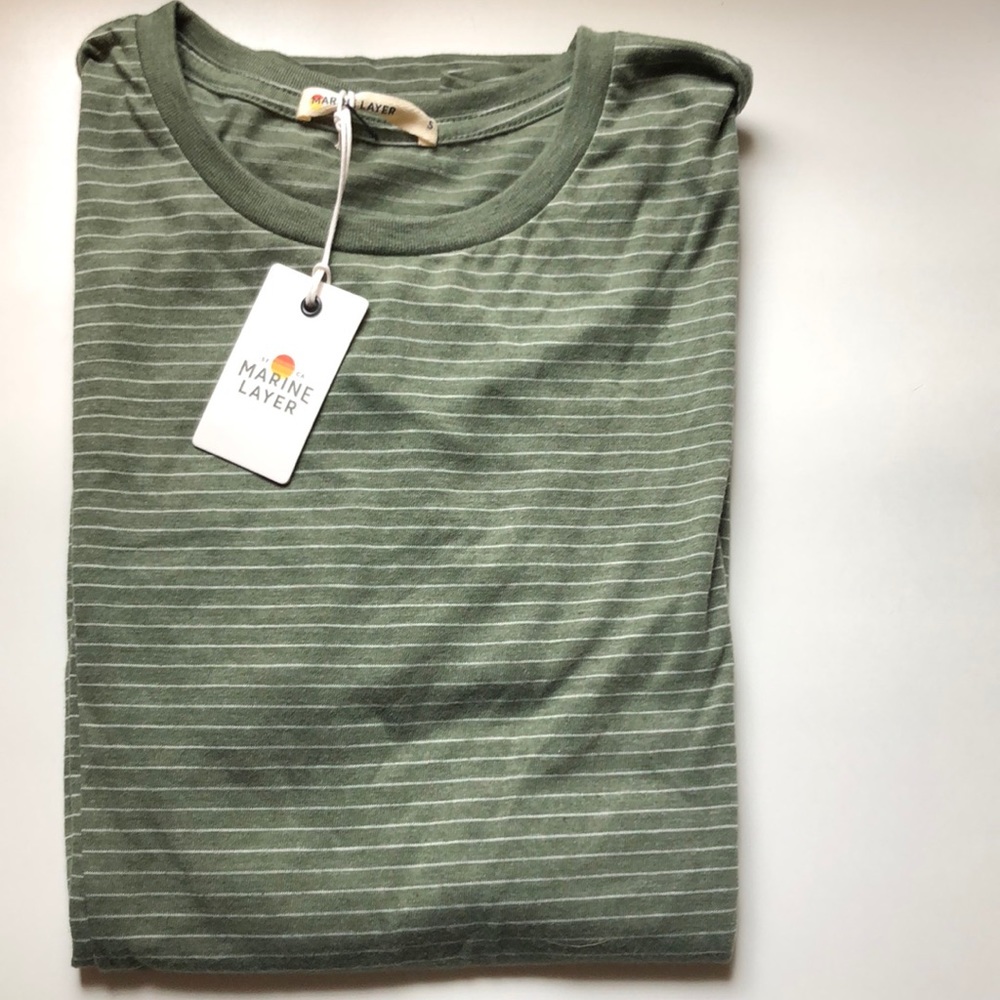 Marine layer men’s striped shirt size small